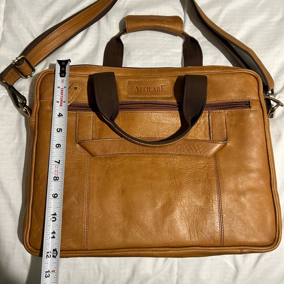 Leather Work/Laptop messenger/work bag - Picture 6 of 8